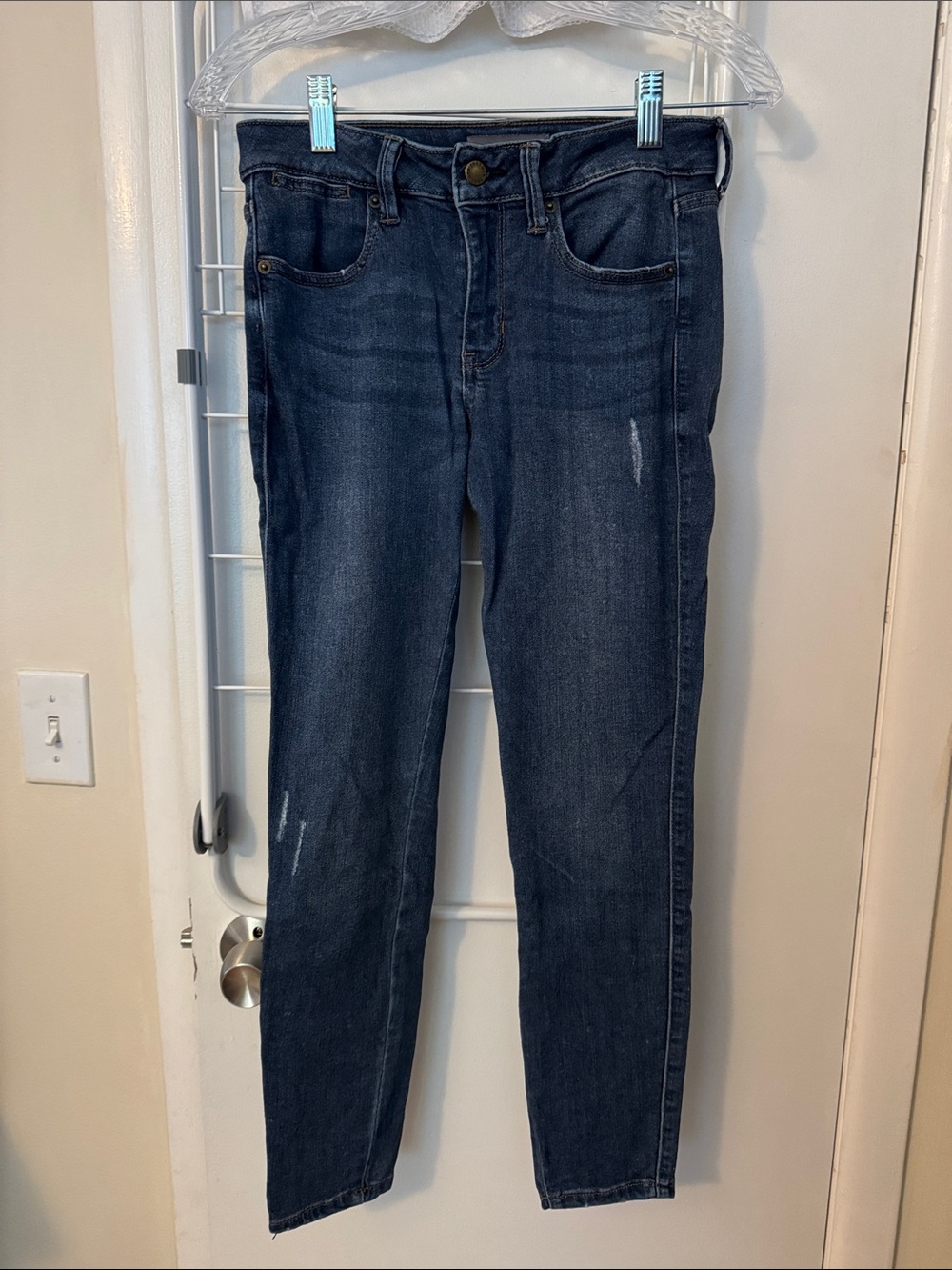 Just USA Dark Indigo Skinny Jeans — Women's Stretch Denim